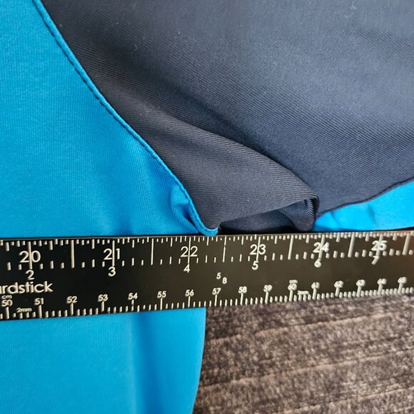 Nike Golf Dri Fit Mens Large Blue Short Sleeve Polo Golf Shirt Standard Fit - Picture 6 of 7